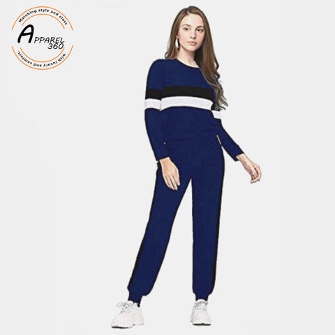 Blue Panel TrackSuit