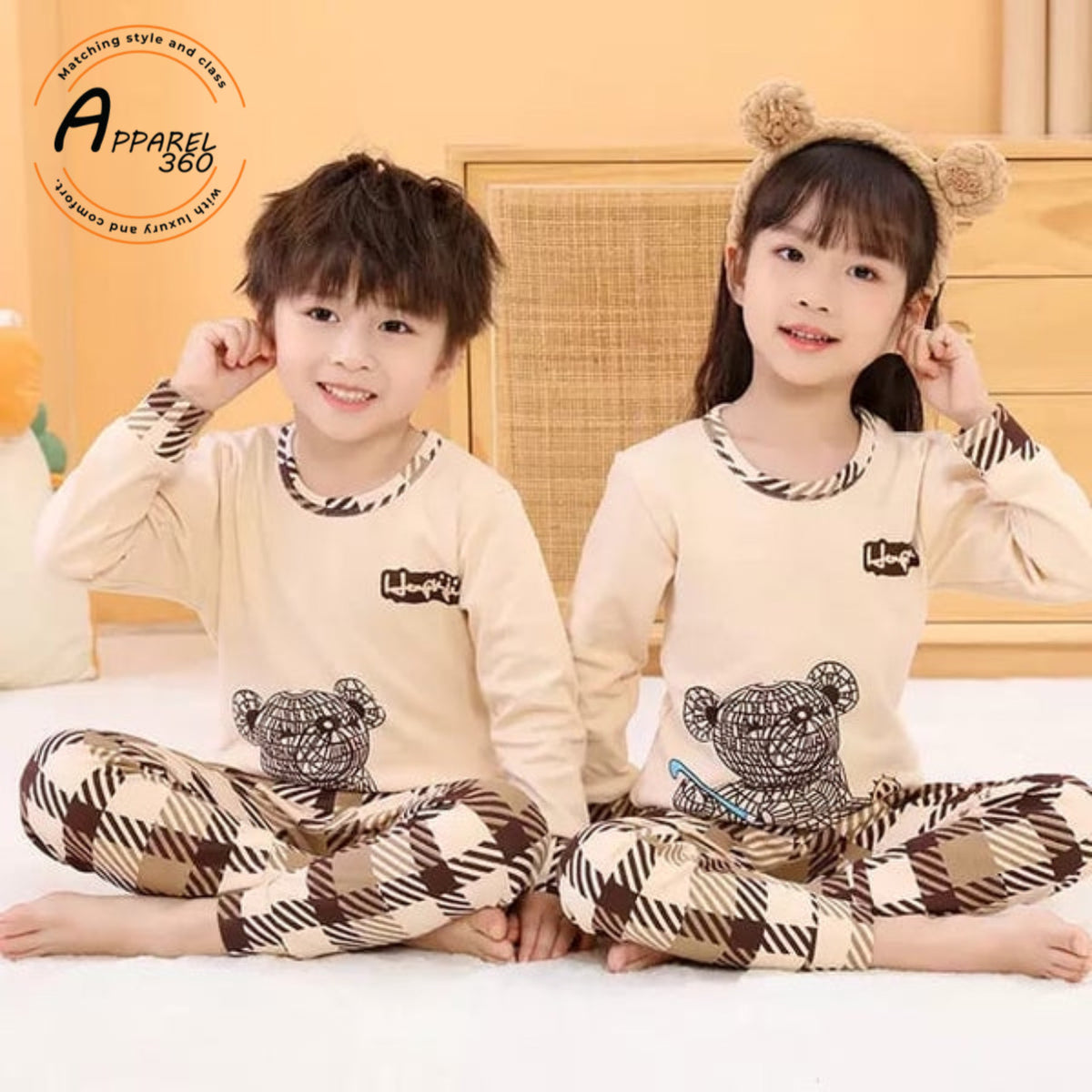 Check Bear Kids wear