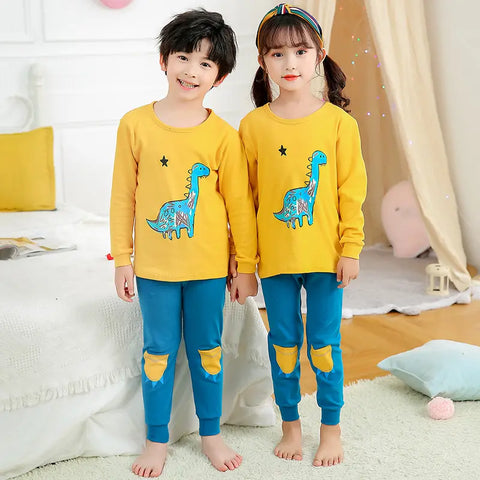 Yellow Blue Dino Printed Kids Wear  (5)5 total reviews